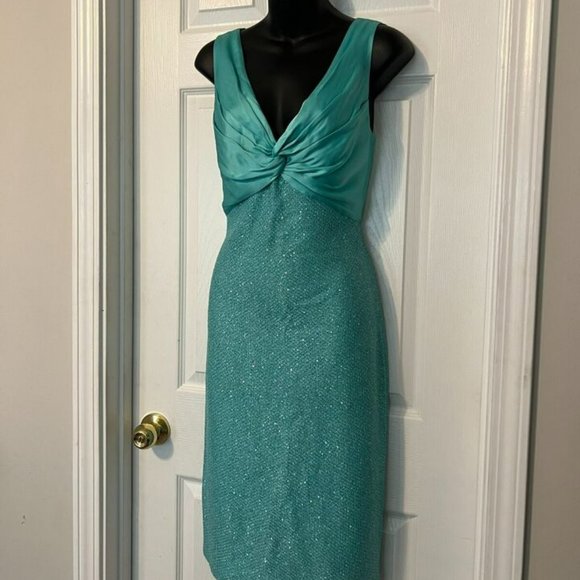St John by Marie Gray Ultramarine Santana Knit Evening/Occasion Dress Sz 4 - Picture 8 of 8
